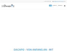 Tablet Screenshot of musikschule-dacapo.net
